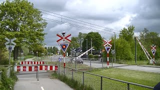 Spoorwegovergang Lystrup DK  Railroad crossing  Jernbaneoverskæring [upl. by Ama83]