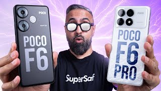 POCO F6 vs POCO F6 Pro Unboxing  Which Should You Buy [upl. by Ahseram662]