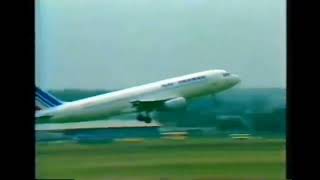 Air france flight 296 Crash Footage [upl. by Emmer]