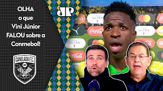 quotO Vinicius Júnior DEU UMA PORRADA na Conmebol cara ISSO QUE ELE FALOUquot ENTREVISTA na Seleção [upl. by Ricki318]