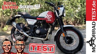 New Scram 411 from Royal Enfield  First UK Ride Review [upl. by Gasper]