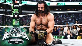 Drew McIntyre wins the World Heavyweight Title at WrestleMania XL WrestleMania XL Sunday highlights [upl. by Amadis]