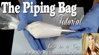 Cake decorating 101 The Piping Bag [upl. by Barvick]