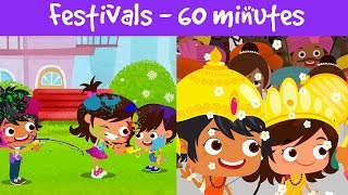 Festivals Of India  Different Types Of Festivals  Kids Festival Compilation Video  Jalebi Street [upl. by Nari300]