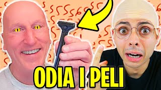 CONOSCIAMO LUOMO CHE ODIA I PELI 💇🏻‍♂️ [upl. by Fraya]