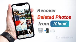 How to Restore Photos from iCloud amp Recover Deleted Photos  2023 iOS 16 [upl. by Devol702]