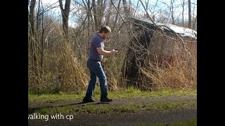 walking with spastic Bilateral CP    a day in the life of cerebral palsy [upl. by Nertie]