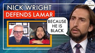 Nick Wright on FirstThingsFirst SAYS WHAT about Lamar Jacksons treatment in the media 752 [upl. by Brad]