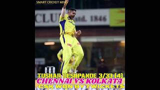 Tushar Deshpande Bowling Csk WIN 🏆 🔥💯 [upl. by Richardo618]