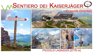 OFFICINA77  Sentieri di guerra del Piccolo Lagazuoi 2778 m  Dolomiti Orientali [upl. by Naveb]