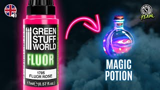 Magical Effects for Painting a Potion  Fluorescent Paints [upl. by Airolg]