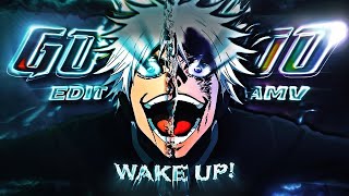 GOJO神  WAKE UP Remake EditAMV 4K GOJO [upl. by Olleina722]