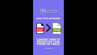 Enjoy PDFs Anywhere Convert Them to eBooks for Your Phone or Tablet Shorts Chatgpt [upl. by Gladys]