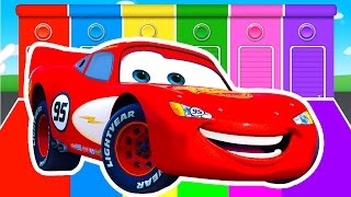 MCQUEEN COLORS for Kids  Cars Learning Educational Video  Bus Superheroes for babies [upl. by Wistrup]