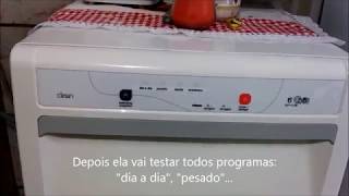 Autoteste lavalouça Brastemp 6 serviços [upl. by Dyane773]