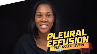 Winning Wednesday Pleural Effusion FREE NCLEX Review with Professor Regina MSN RN [upl. by Yrakaz921]