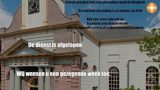 Middagdienst 31 maart 2024 1700  Brugkerk  ds H Liefting  Gouda [upl. by Nylyrehc]