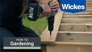 How to Lay Decking with Wickes [upl. by Kilam200]