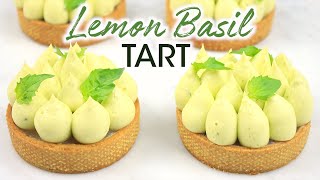 French Chef Makes Gourmet Lemon Basil Tart Best Lemon Tart Recipe  How To Cuisine [upl. by Burkley]