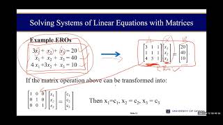 UGBS 301 MATRIX AND SYSTEMS OF LINEAR EQUATION SESSION 2 [upl. by Riay]