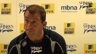 Redpath Sale Sharks v Saracens postmatch interview [upl. by Augustin]