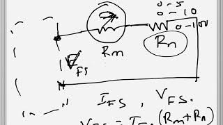 Electrical Engineering DArsonval movement voltmeter [upl. by Ollehcram]