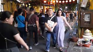 Explore Hoi An Phan Chu Trinh Walking Street at Night [upl. by Inail]