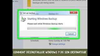 Comment désinstaller Windows 7 de son ordinateur [upl. by Cutler]