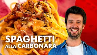 Spaghetti alla carbonara DA MANUALE REGIONALE [upl. by Aniteb]