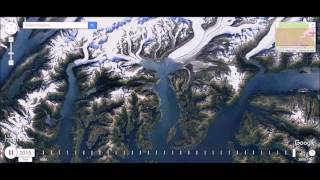 Melting Columbia Glacier Time Lapse  Climate Change [upl. by Nicki]