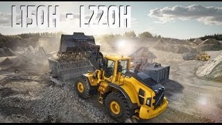 Hjullastare Volvo L150H L180H och L220H  lanseringsfilm [upl. by Notsuoh]