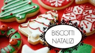 BISCOTTI DI NATALE CON GLASSA COLORATA [upl. by Dleifniw56]