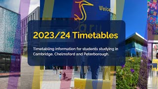 Your timetables for 2023 to 2024 [upl. by Edals381]