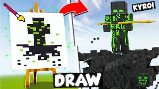 NOOB vs PRO DRAWING BUILD COMPETITION in Minecraft Episode 9 [upl. by Llerdnam]