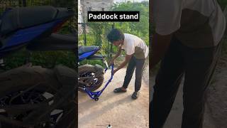 BIKE PADDOCK STANDr15v4 youtubeshorts shorts telugumotovlog kurnool karthikforyouinformative [upl. by Hayarahs625]