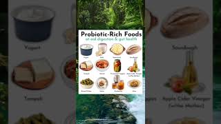 ProbioticRich Foods at Aid Digestion and Gut Health healthtips healthyhealing healthylifestyle [upl. by Ezana]