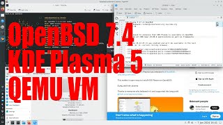 Install OpenBSD 74 and KDE Plasma 5 in QEMU VM tutorial  January 2024  4be4ff08 [upl. by Ametaf]