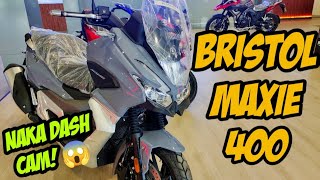 Isa Sa Pinaka High Tech Na 400cc Maxie Scooter Ngayong 2023 Bristol Maxie 400 Actual Unit Review [upl. by Lartnom]