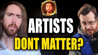 Why Asmongold is RIGHT about ARTISTS and using AI [upl. by Airotciv]