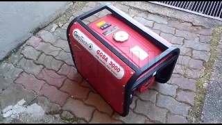 Dimostrazione funzionamento generatore di corrente 25 kW a benzina GeoTech GGSA3000 [upl. by Acessej754]