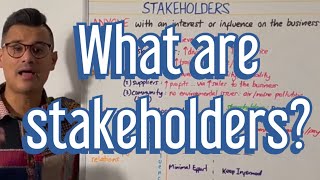 What are Stakeholders [upl. by Anayaran]