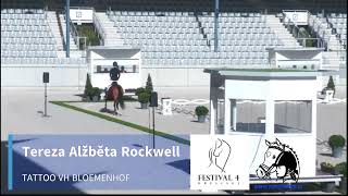 Tereza Alžběta ROCKWELLTATTOO VH BLOEMENHOF CDI Pony Riders Freestyle to Music Festival 4 Dressage [upl. by Thirzia]