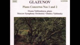 Glazunov Piano Concerto No2 [upl. by Odnomra]