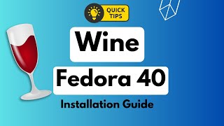 Upgrade Your Fedora 40 Workstation With Wine Installation Tutorial  Install Wine on Fedora 40 [upl. by Manvil421]