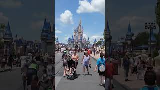 The Beauty of Magic Kingdom A Timelapse Approaching Cinderellas Castle [upl. by Esmaria294]