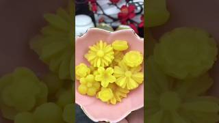 beeswax flower making Beeswax flower for lipstick How to make wax flowers shorts beeswax wax [upl. by Trescott]