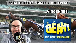 🔴🏇Pronostic Géant GenybetTurf Samedi 7 Septembre R1 VINCENNES🔴🏇 [upl. by Nady590]