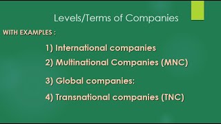 international multinational global and transnational companies by Career Gate [upl. by Erlin]