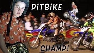 Dangerboy Wins World National Pit Bike Championships at Mini Os [upl. by Purington]