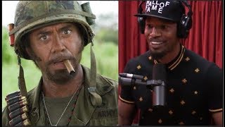 Jamie Foxx on Robert Downey Jr Doing Blackface  Joe Rogan [upl. by Ynahirb]